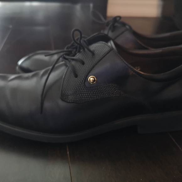 Pierre Cardin- Man Oxford leather shoes 8.5-9 - Picture 3 of 5